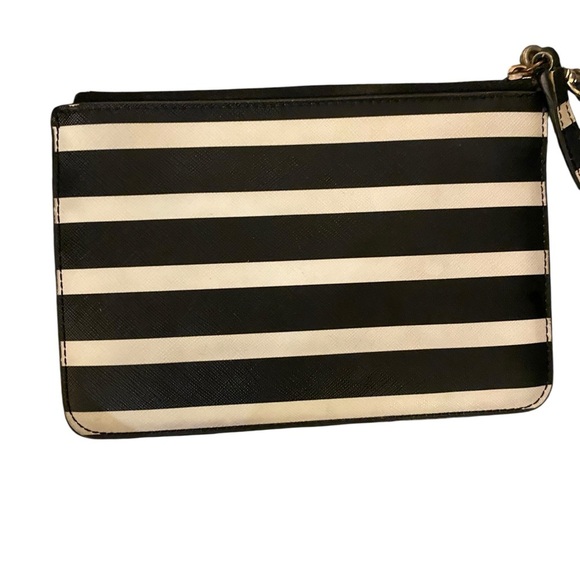 Kate Spade New York Tinie Wristlet Shore Street Sailing Black White preppy chic - Picture 9 of 11